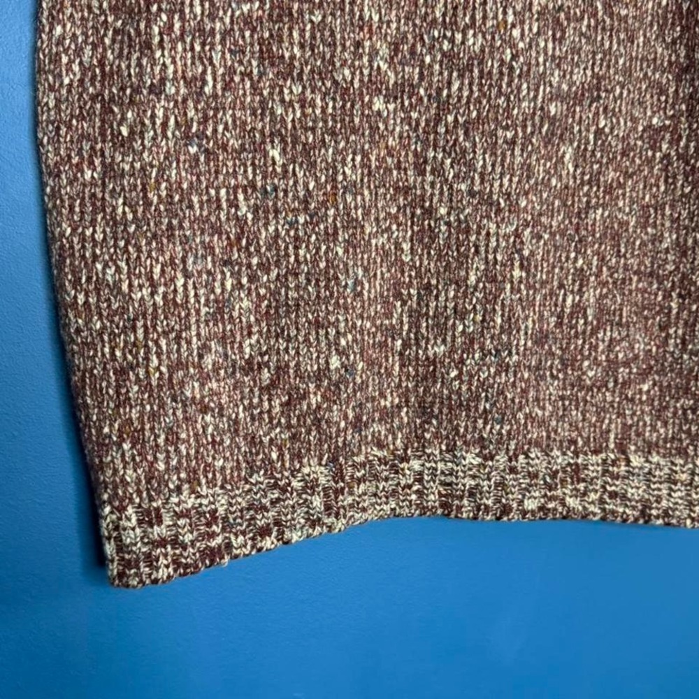 Vintage Cashmere Sweater Vest Women's Size XL Christiano Fissore Knit Brown Soft - Picture 6 of 7